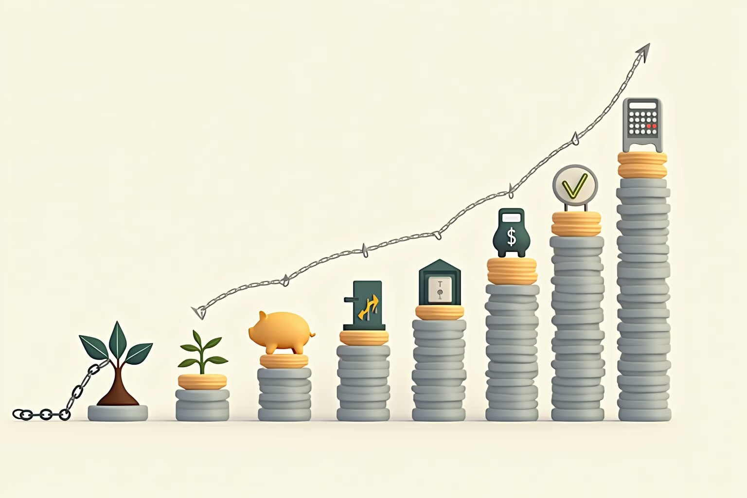 Die 8 wichtigsten Schritte zur finanziellen Freiheit